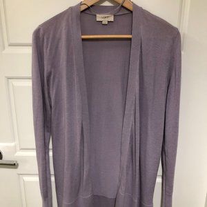 LOFT Lavender Cardigan